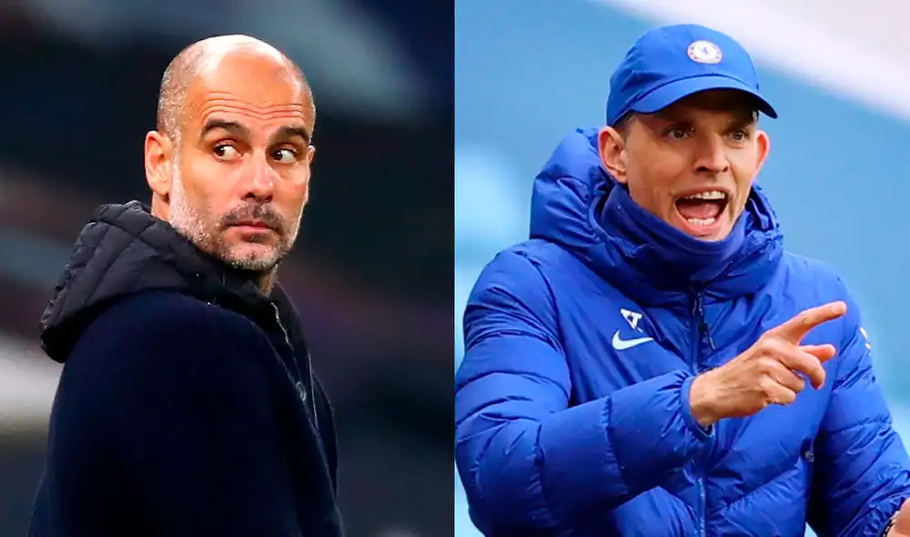Guardiola y Tuchel se enfrentaron siete veces en el fútbol alemán y dos en torneos de Inglaterra. Foto: composición/EFE Guardiola y Tuchel se enfrentaron siete veces en el fútbol alemán y dos en torneos de Inglaterra. Foto: composición/EFE