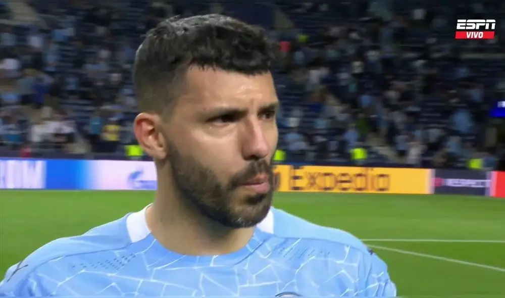 Sergio Agüero disputó su último partido con la camiseta del Manchester City. Foto: ESPN