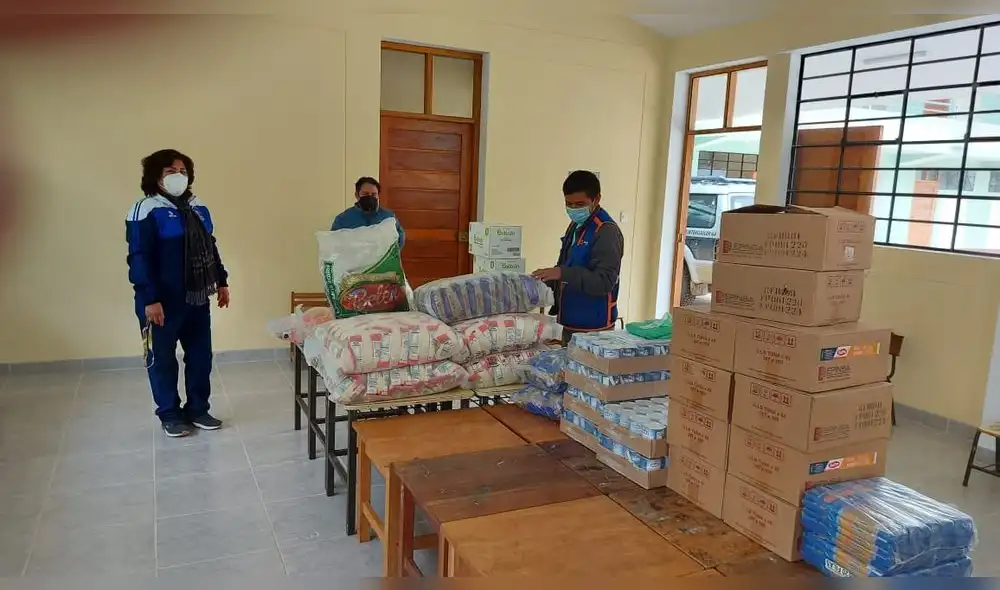 Los víveres de Qali Warma se entregan a los Comités de Alimentación Escolar. Foto: Qali Warma Los víveres de Qali Warma se entregan a los Comités de Alimentación Escolar. Foto: Qali Warma