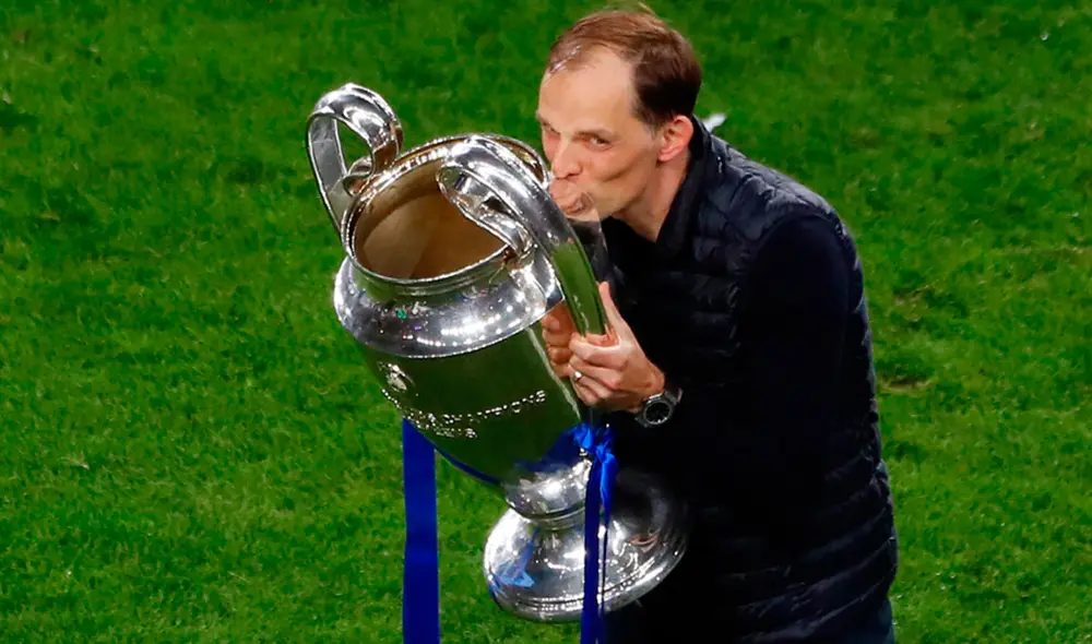 Thomas Tüchel fue despedido del PSG a mitad de temporada y ahora tocó el cielo con las manos con el Chelsea. Foto: AFP