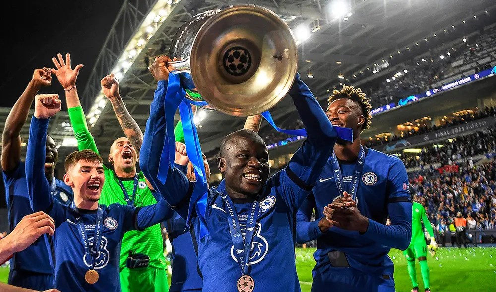 N'Golo Kanté ha ganado la Europa League y Champions League con el Chelsea. Foto: AFP N'Golo Kanté ha ganado la Europa League y Champions League con el Chelsea. Foto: AFP