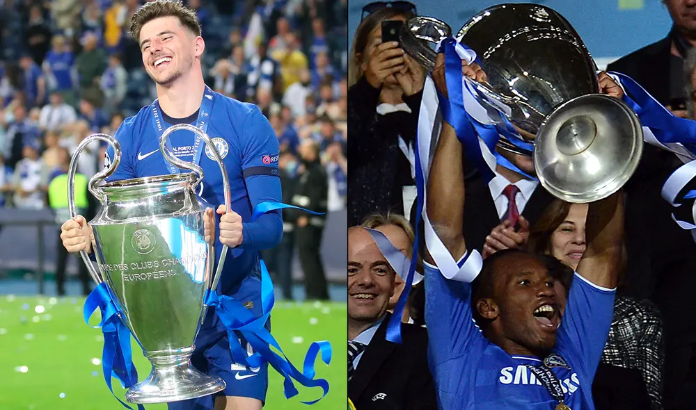 Mason Mount ganó la Champions League al igual que Drogba nueve años atrás. Foto: EFE/AFP