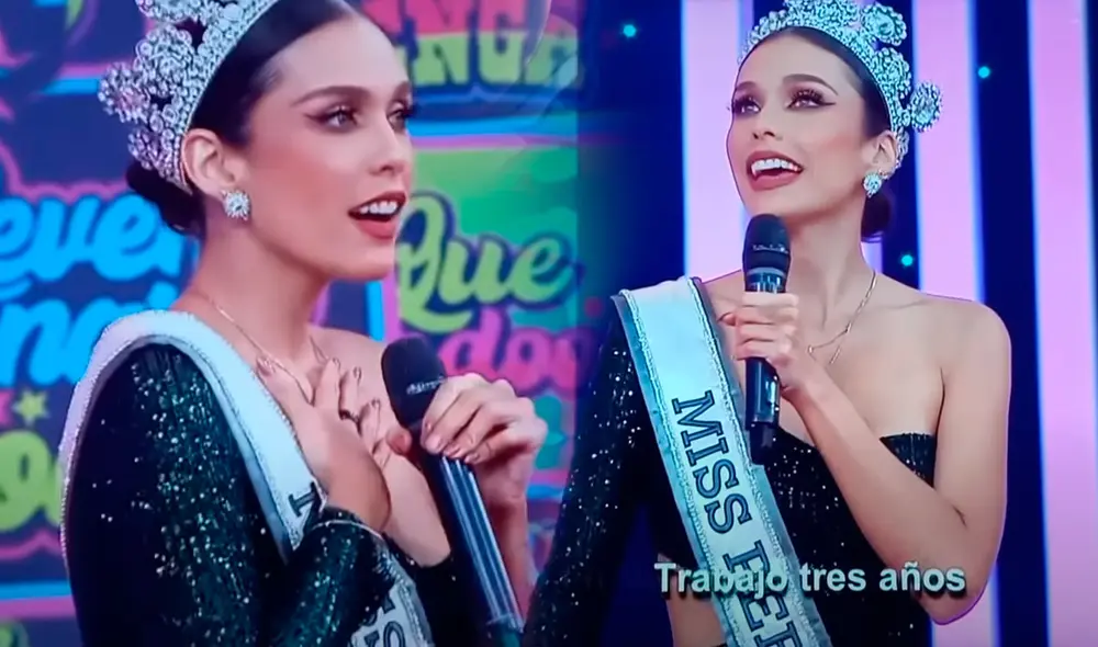 La Miss Perú 2020 habló de su infancia al lado de sus padres y abuelos. Foto: captura/América TV