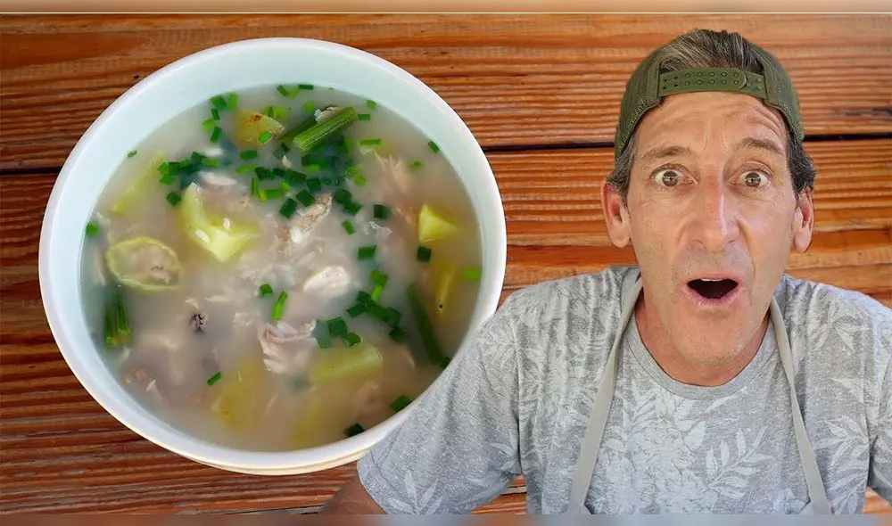 El influencer, junto a su hijo Lorenzo, conocido como ‘Descocaos’, resaltaron los nutrientes que tiene el plato. Foto: captura de YouTube El influencer, junto a su hijo Lorenzo, conocido como ‘Descocaos’, resaltaron los nutrientes que tiene el plato. Foto: captura de YouTube