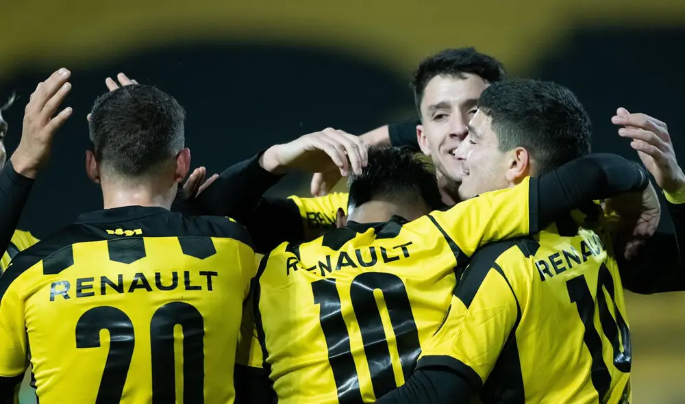 Peñarol consiguió su primer triunfo en el Torneo Apertura uruguayo. Foto: Paulo Petkoff.