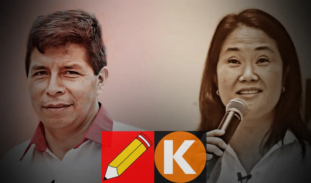 Pedro Castillo y Keiko Fujimori se disputan la segunda vuelta de las Elecciones Generales 2021. Foto: composición/La República Pedro Castillo y Keiko Fujimori se disputan la segunda vuelta de las Elecciones Generales 2021. Foto: composición/La República