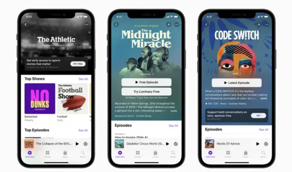 La manzana señala que la decisión tiene como meta brindar la mejor experiencia tanto a creadores como a la audiencia. Foto: Apple