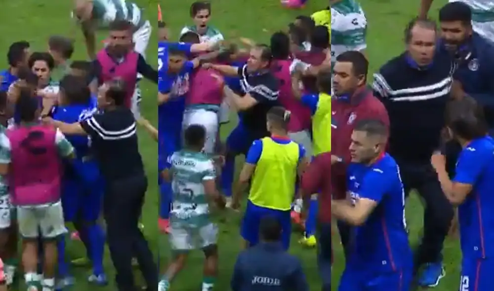 Juan Reynoso sacó campeón al Cruz Azul tras casi 24 años. Foto: TUDN Juan Reynoso sacó campeón al Cruz Azul tras casi 24 años. Foto: TUDN