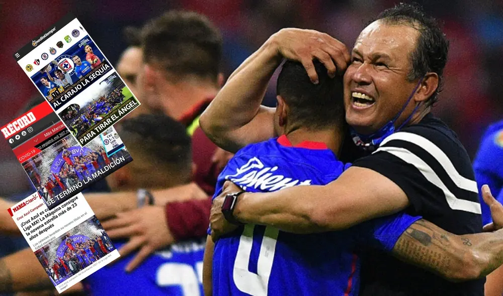 Juan Reynoso le puso fin a una sequía de casi 24 años sin títulos de Cruz Azul en Liga MX. Foto: composición GLR/LigaMX