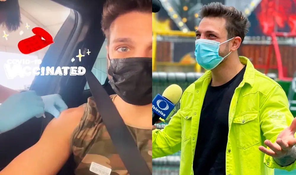 Nicola Porcella se suma a la lista de figuras del espectáculo que han recibido la vacuna. Foto: captura/Instagram