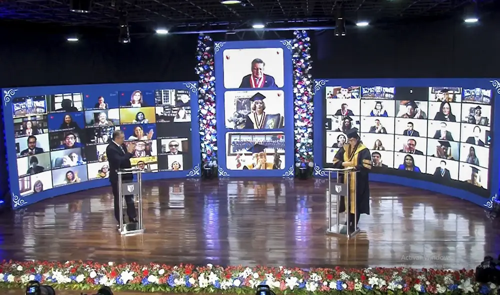 La ceremonia se realizó de manera presencial. Foto: difusión La ceremonia se realizó de manera presencial. Foto: difusión