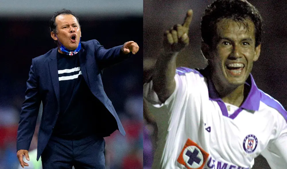 Juan Reynoso es el primero en conquistar títulos de liga con Cruz Azul como jugador y DT. Foto: composición/EFE/AFP