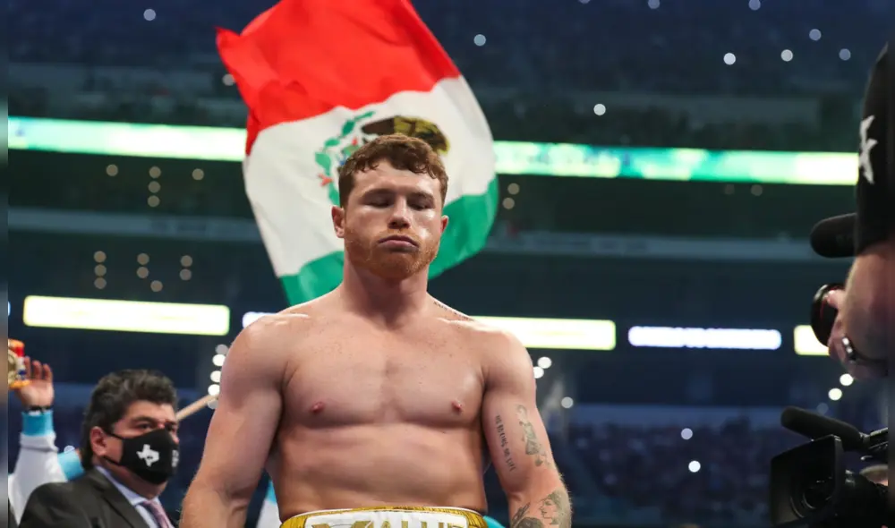 'Canelo' se convertiría en campeón indiscutible de las 168 libras en todas las organizaciones de concretar combate y victoria frente Caleb Plant. Foto: EFE