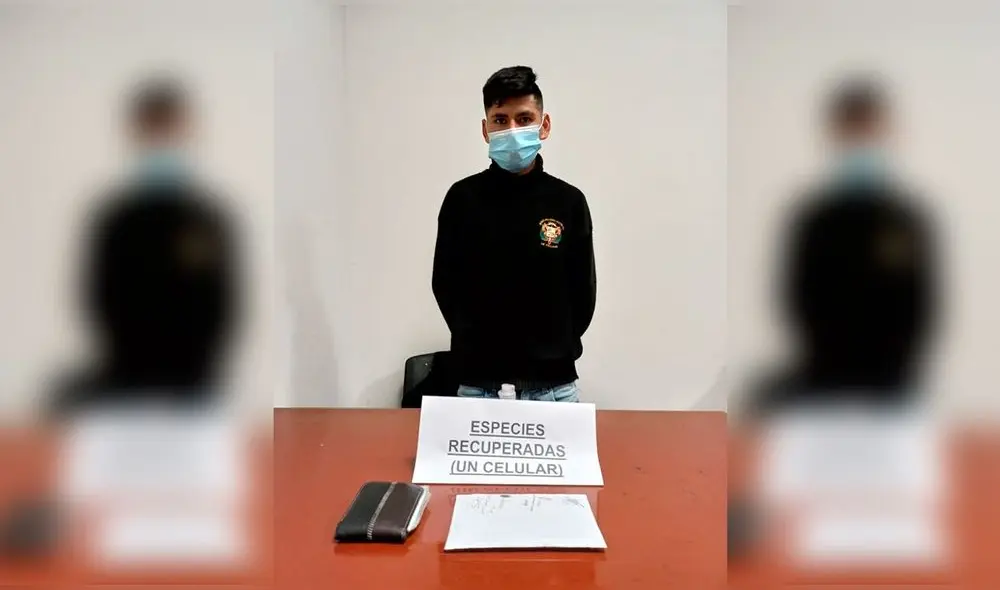 Jimmy Hualtibamba escondió celular robado en una cómoda de su casa. Foto: PNP Jimmy Hualtibamba escondió celular robado en una cómoda de su casa. Foto: PNP