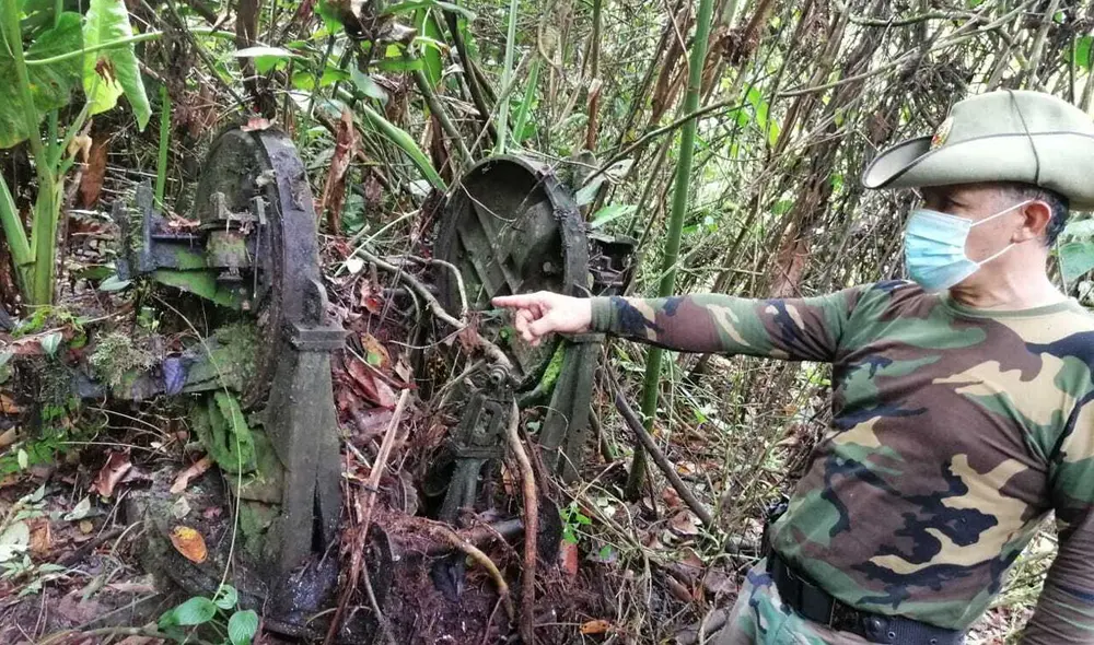 PNP encontró material de guerra en Cenepa. Foto: PNP