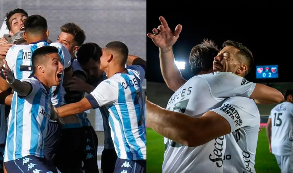 Racing y Colón vencieron en semifinales a Boca y a Independiente, respectivamente. Foto: composición/Twitter Racing y Colón vencieron en semifinales a Boca y a Independiente, respectivamente. Foto: composición/Twitter