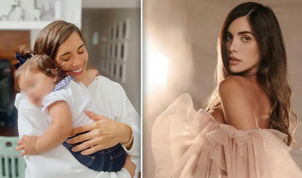 "Ha tenido fiebre, vómito, garganta inflamada con flema y su nariz congestionada”, escribió Korina Rivadeneira en redes sociales. Foto: composición Instagram