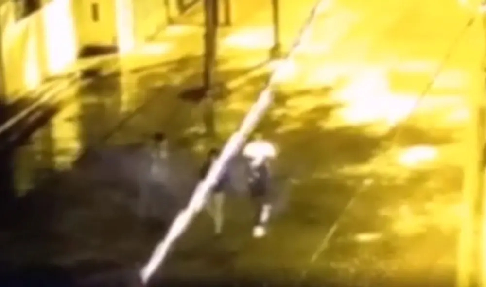 Algunos de los responsables fueron intervenidos por agentes de Ate. Foto: captura de Latina