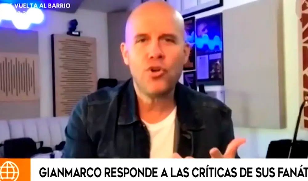 Gian Marco no descartó que las versiones de sus seguidores sean falsas o verdaderas. Foto: captura América TV