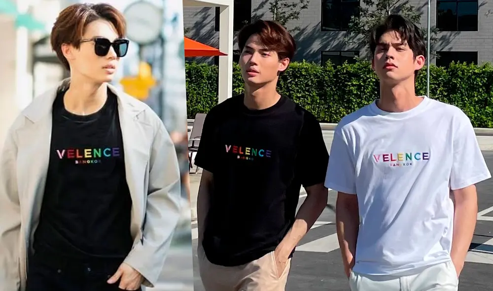 Win Metawin lanzó su colección junio de Velence inspirado en los colores del arcoiris. Foto: composición LR / Velence