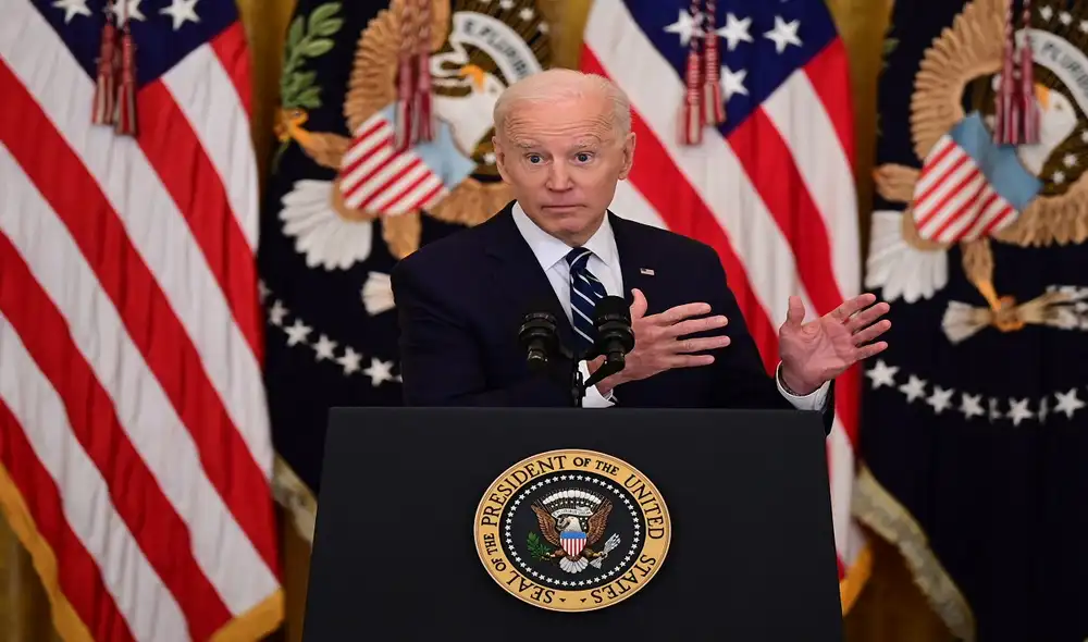 Joe Biden informó que 73% de los ciudadanos mayores de 40 años ya han recibido al menos una dosis en EE: UU. Foto: AFP Joe Biden informó que 73% de los ciudadanos mayores de 40 años ya han recibido al menos una dosis en EE: UU. Foto: AFP