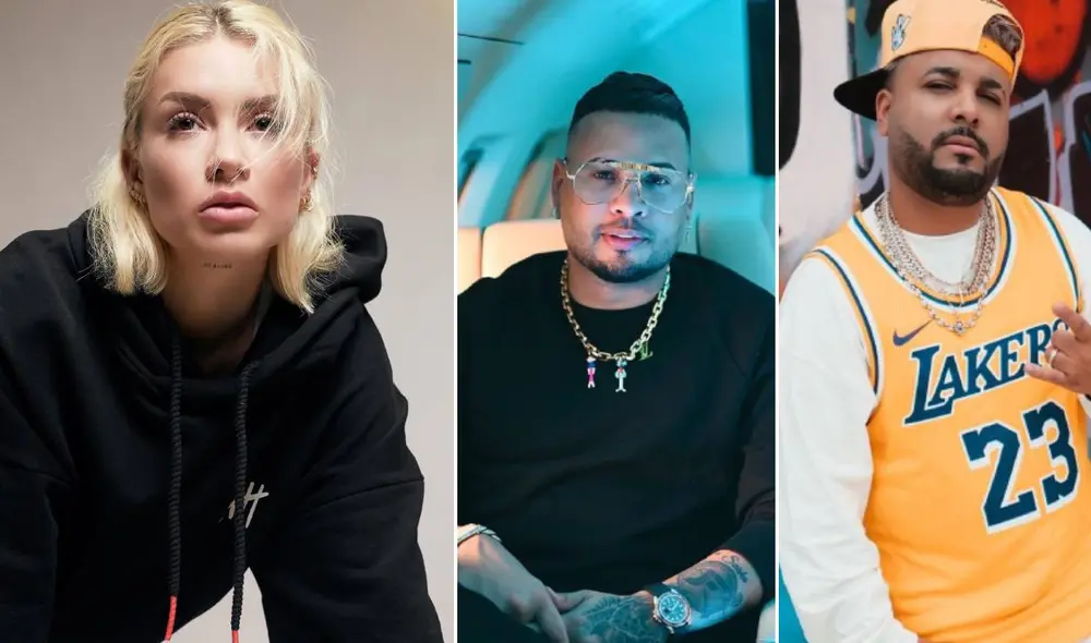 “Mi gente, prepárense. Se viene un tema durísimo junto a unos grandes", escribió el cantante Jacob Forever. Foto: composición Instagram “Mi gente, prepárense. Se viene un tema durísimo junto a unos grandes", escribió el cantante Jacob Forever. Foto: composición Instagram