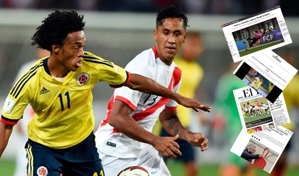 Prensa colombiana a la expectativa del partido entre Perú y los cafeteros. Foto: composición AFP/medios Prensa colombiana a la expectativa del partido entre Perú y los cafeteros. Foto: composición AFP/medios
