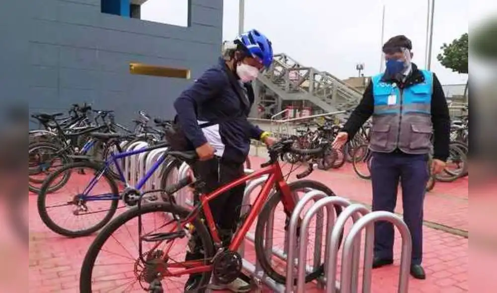 Los biciparqueaderos tendrán herramientas para el mantenimiento de las bicicletas. Foto: ATU Los biciparqueaderos tendrán herramientas para el mantenimiento de las bicicletas. Foto: ATU