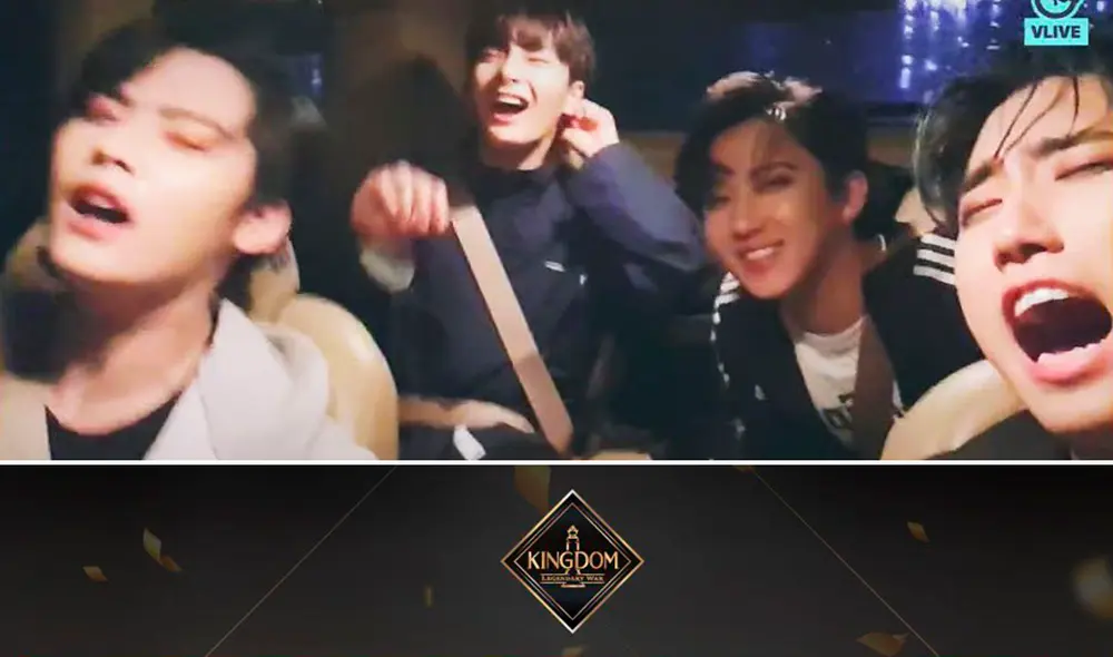 Separados en dos vehículos, los integrantes de SKZ hablaron por unos minutos sobre su triunfo en Kingdom. Foto: composición Vlive/Mnet Separados en dos vehículos, los integrantes de SKZ hablaron por unos minutos sobre su triunfo en Kingdom. Foto: composición Vlive/Mnet