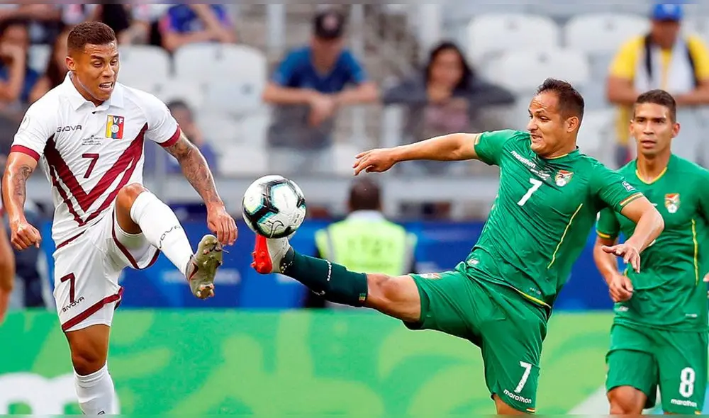 Bolivia recibe a Venezuela en el Hernando Siles de La Paz por eliminatorias. Foto: EFE