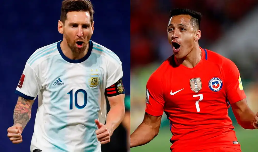 Argentina y Chile chocan este jueves 3 en el Estadio Único Madre de Ciudades. Foto: composición/EFE
