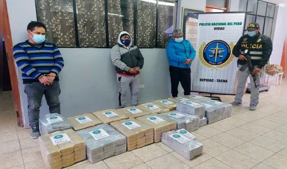 Intervención estuvo a cargo del personal de la Diviac y agentes antidrogas. Foto: PNP