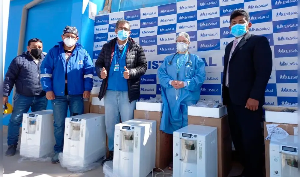 Concentradores permitirán aplicar oxigenoterapia. Foto: EsSalud Concentradores permitirán aplicar oxigenoterapia. Foto: EsSalud