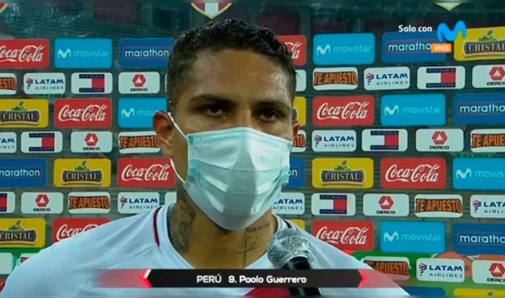 Paolo Guerrero disputó los 90 minutos de la derrota ante Colombia. Foto: captura/Movistar Deportes Paolo Guerrero disputó los 90 minutos de la derrota ante Colombia. Foto: captura/Movistar Deportes
