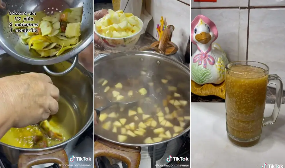 La receta de esta bebida se ha vuelto viral en las redes sociales. Foto: captura de TikTok La receta de esta bebida se ha vuelto viral en las redes sociales. Foto: captura de TikTok