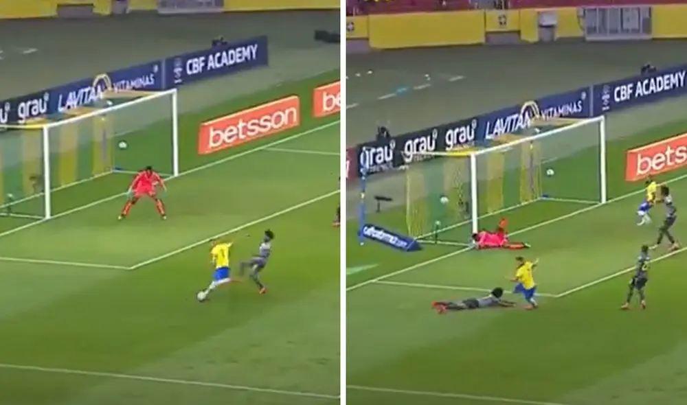 Richarlison marcó su tercer gol con Brasil en estas eliminatorias. Foto: captura de video/SporTV