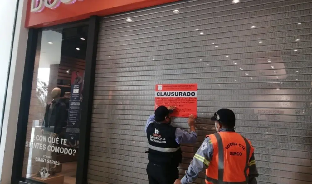 Las faltas detectadas por la Municipalidad de Surco estaban relacionadas a la seguridad y a las medidas sanitarias de los negocios. Foto: Municipalidad de Surco Las faltas detectadas por la Municipalidad de Surco estaban relacionadas a la seguridad y a las medidas sanitarias de los negocios. Foto: Municipalidad de Surco