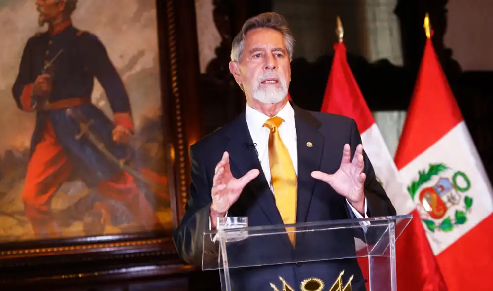 Francisco Sagasti se pronunció a dos días de la segunda vuelta de las Elecciones Generales 2021. Foto: Presidencia