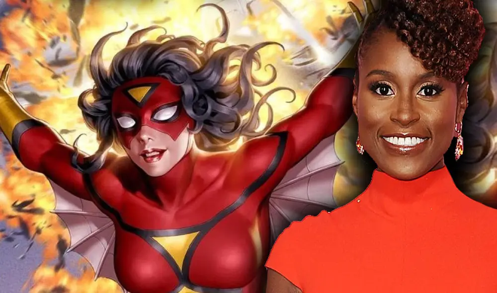 Issa Rae será la nueva 'Mujer araña' del cine. Foto: composición/Marvel Comics