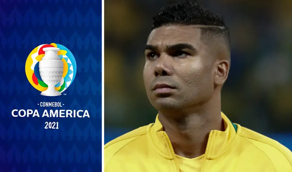 Casemiro es líder de la selección brasilera. Foto: Conmebol/AFP Casemiro es líder de la selección brasilera. Foto: Conmebol/AFP