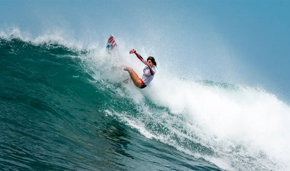 Sofía Mulanovich consiguió su cupo a los Juegos Olímpicos de Tokio. Foto: ISA Sofía Mulanovich consiguió su cupo a los Juegos Olímpicos de Tokio. Foto: ISA