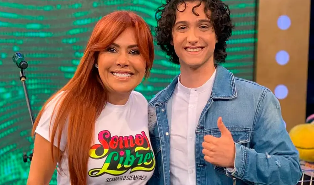 Vasco Madueño cantó el tema “Valicha” en el programa de Magaly Medina. Foto: Vasco Madueño / Instagram