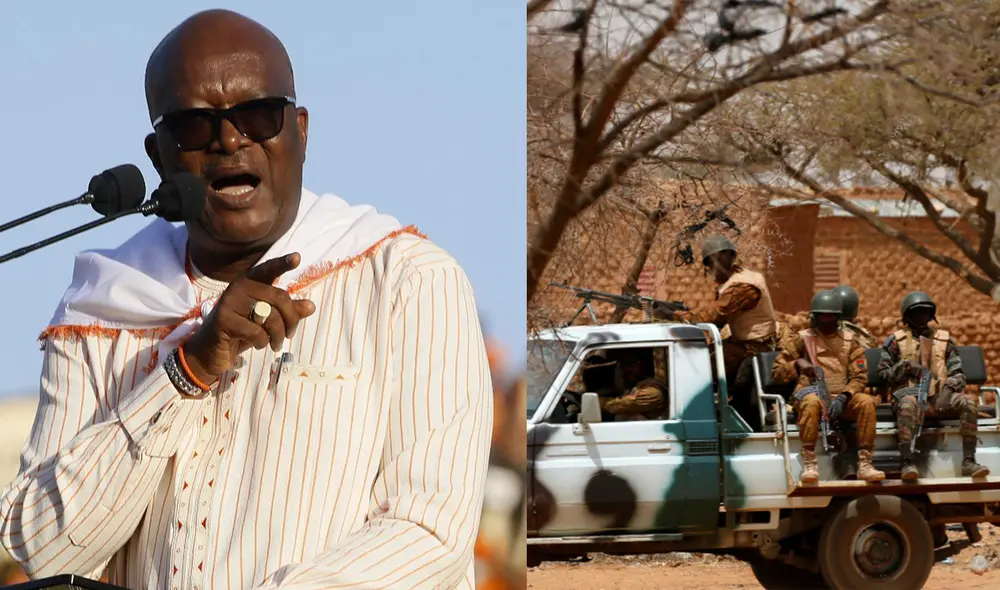 El presidente burkinés, Roch Marc Christian Kaboré, denunció el hecho catalogándolo como un "ataque bárbaro" e "innoble". Foto: composición EFE El presidente burkinés, Roch Marc Christian Kaboré, denunció el hecho catalogándolo como un "ataque bárbaro" e "innoble". Foto: composición EFE