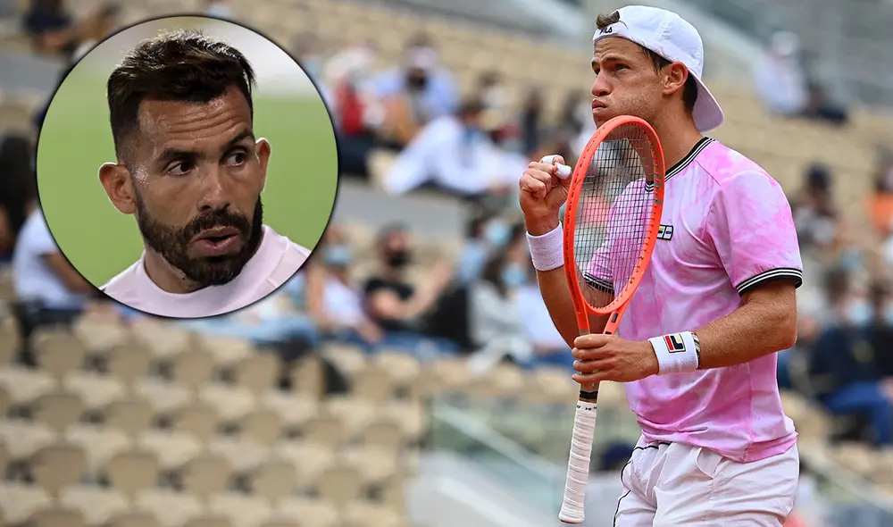 Diego Schwartzman se pronunció sobre la despedida de Tevez de Boca. Foto: AFP