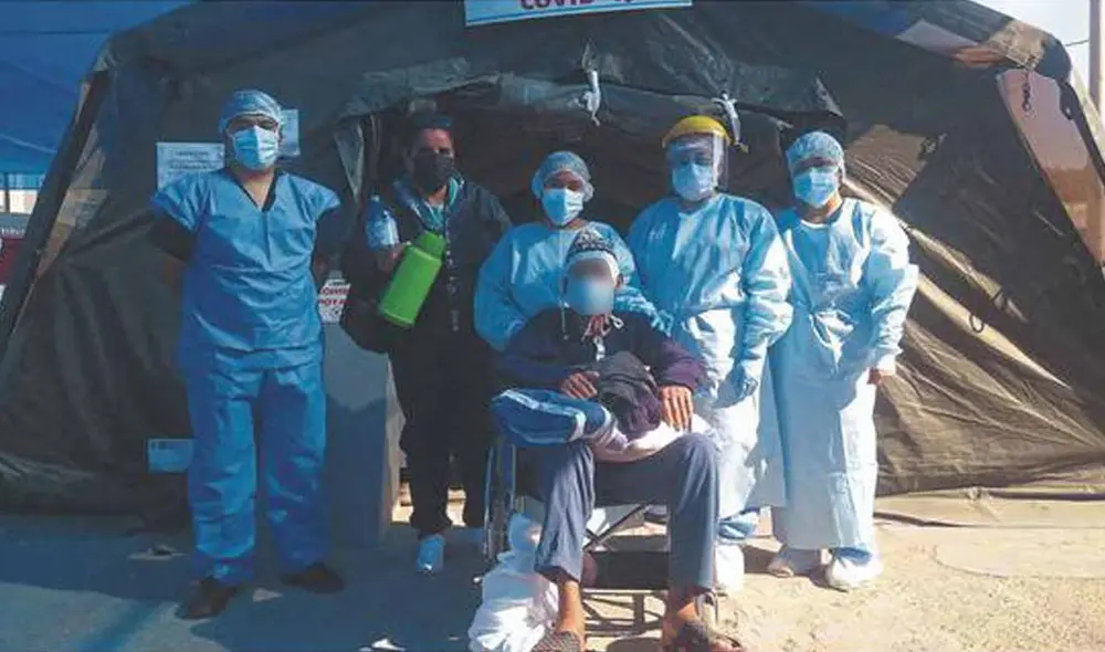 El adulto mayor, quien es agricultor de palta y mango, recibió el alta médica ayer. Foto: difusión