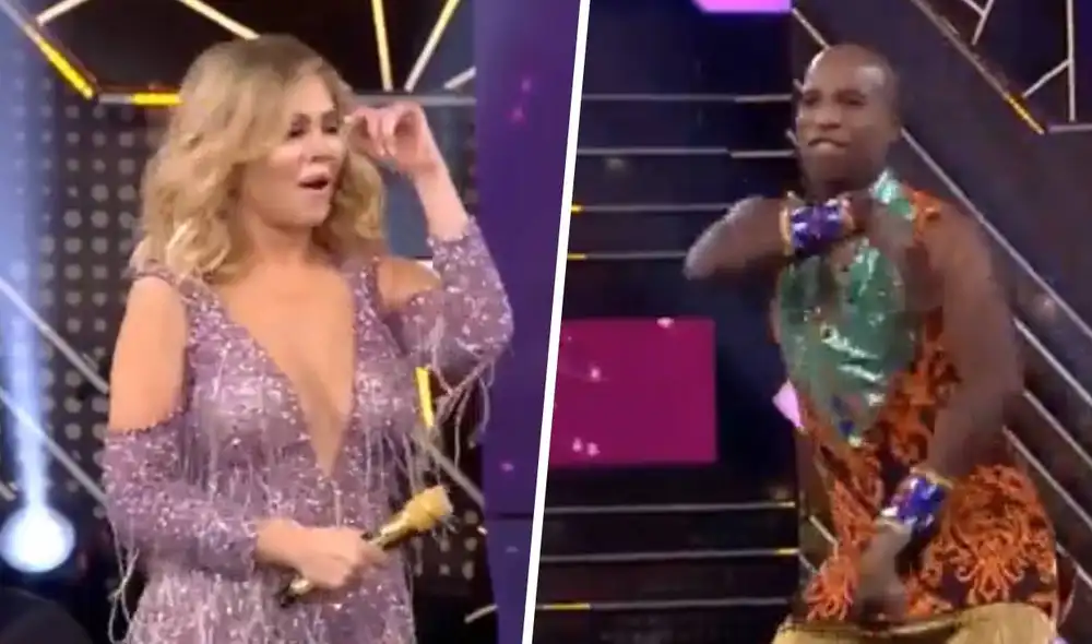 'Cuto' Guadalupe se presentó en El artista del año para apoyar a La Uchulú. Foto: captura de América TV 'Cuto' Guadalupe se presentó en El artista del año para apoyar a La Uchulú. Foto: captura de América TV