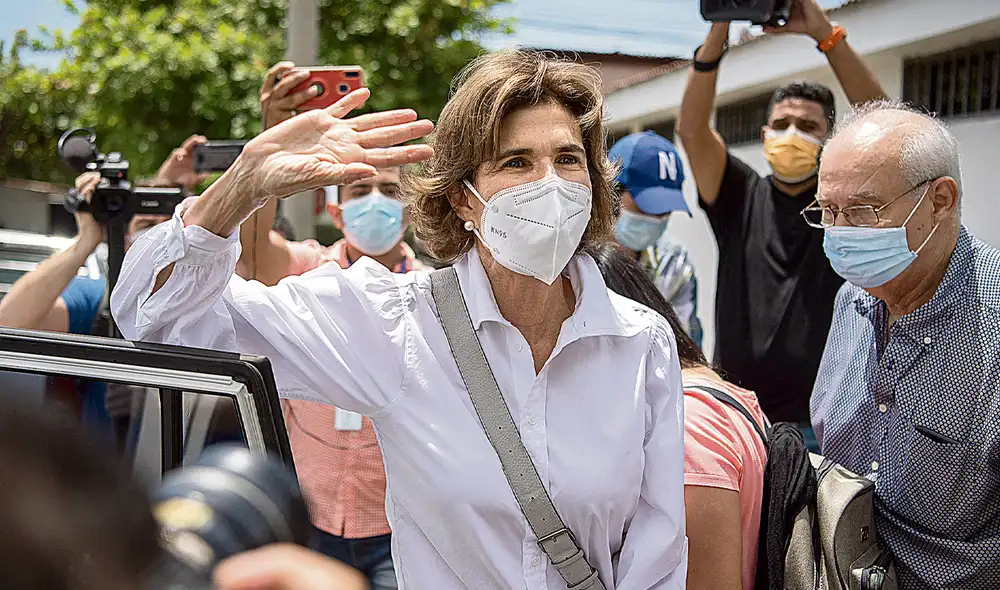 Presión. EE. UU. pidió la libertad de Chamorro ya que si no, no habría elecciones creíbles. Foto: AFP