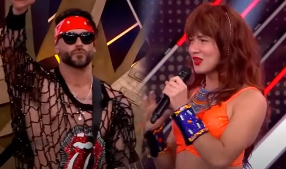 El carismático personaje de Tiktok logró la aprobación del público y sigue en competencia. Foto: composición/captura de América TV