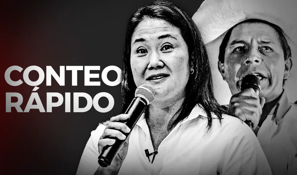 Resultados conteo rápido Ipsos. Foto: composición La República