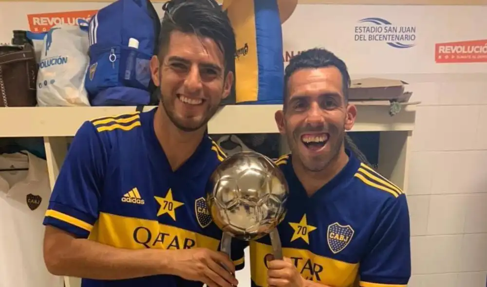 Zambrano y Tévez conquistaron la Copa Diego Maradona. Foto: Twitter Zambrano y Tévez conquistaron la Copa Diego Maradona. Foto: Twitter